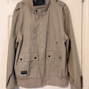 Marc Ecko Cut & Sew Tan Military Field Jacket